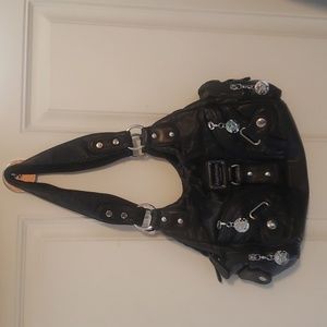 Angel Barcelo Black Leather Purse